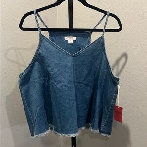 Mossimo Supply Co. Blue Denim Camisole